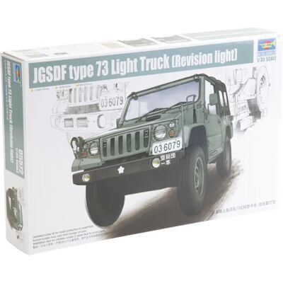 Trumpeter Maquette militaire JGSDF Type 73 Light Truck Améliorée 1/35 - Publicité Trumpeter Maquette militaire JGSDF Type 73 Light Truck Améliorée 1/35 - Publicité
