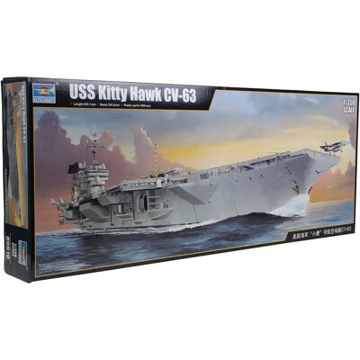 Trumpeter USS KITTY HAWK CV-63 Ship Model Kit - 1:350 Trumpeter USS KITTY HAWK CV-63 Ship Model Kit - 1:350