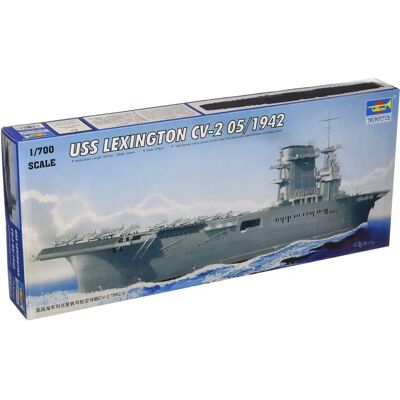 Maquette d'avion USS Lexington CV2 de Trumpeter 1:700 - Échelle 1:700 - Publicité Maquette d'avion USS Lexington CV2 de Trumpeter 1:700 - Échelle 1:700 - Publicité