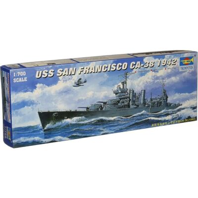 Trumpeter USS San Francisco CA-38 1942 Maquette - Avion - Publicité Trumpeter USS San Francisco CA-38 1942 Maquette - Avion - Publicité