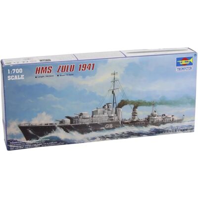 Trumpeter HMS Zulu (F18) Tribal-Klasse Zerstörer 1941 Bausatz Trumpeter HMS Zulu (F18) Tribal-Klasse Zerstörer 1941 Bausatz