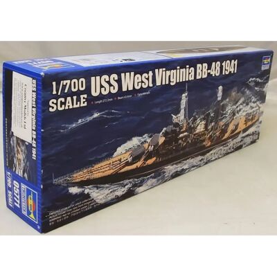 Zestaw modelu statku USS West Virginia BB-48 1941 - Skala 1:700 Zestaw modelu statku USS West Virginia BB-48 1941 - Skala 1:700