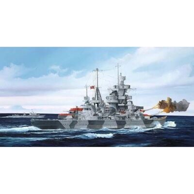 Trumpeter Admiral Hipper 1940 German Cruiser Airplane Model Kit - TSM-5775 Trumpeter Admiral Hipper 1940 German Cruiser Airplane Model Kit - TSM-5775