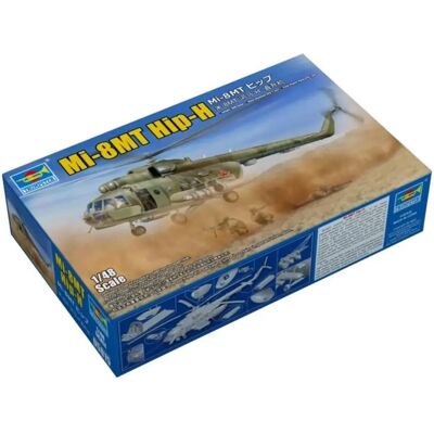 Kit de Modèle Hélicoptère Mi-8 Hip 1:48 - Trumpeter Kit de Modèle Hélicoptère Mi-8 Hip 1:48 - Trumpeter