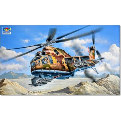 Trumpeter Mi-24A Hind-B Helicopter Model Kit Scale 1:48 Trumpeter Mi-24A Hind-B Helicopter Model Kit Scale 1:48