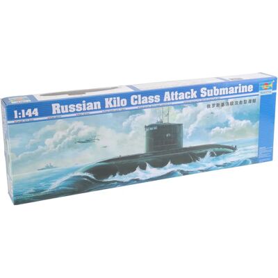 Kit de modelo de submarino de ataque clase Kilo ruso - Opción de casco de línea de agua Kit de modelo de submarino de ataque clase Kilo ruso - Opción de casco de línea de agua