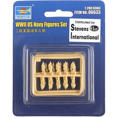 Trumpeter WWII US Navy Figuren-Set - 60 Figuren - Modellfiguren - Historisch Trumpeter WWII US Navy Figuren-Set - 60 Figuren - Modellfiguren - Historisch