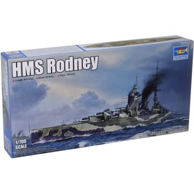 Kit modèle de navire HMS Rodney 1:700 - Trumpeter - Publicité Kit modèle de navire HMS Rodney 1:700 - Trumpeter - Publicité