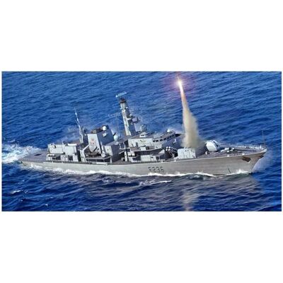 Trumpeter HMS TYPE 23 Frigate-Montrose Modelbouwpakket - 1:700 Trumpeter HMS TYPE 23 Frigate-Montrose Modelbouwpakket - 1:700