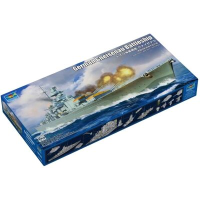 Trumpeter Gneisenau Schlachtschiff Kit - Maßstab 1:700 - Schiffsmodell Trumpeter Gneisenau Schlachtschiff Kit - Maßstab 1:700 - Schiffsmodell