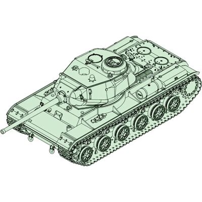 Trumpeter Szovjet KV-85 Nehéz Tank Modell - 1:72 Trumpeter Szovjet KV-85 Nehéz Tank Modell - 1:72