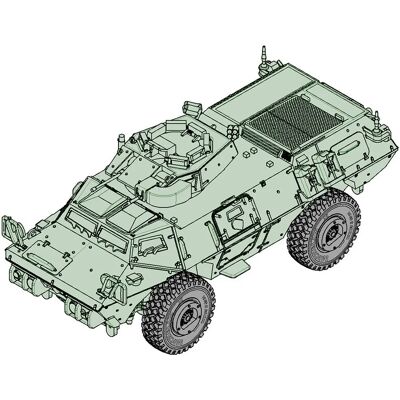 Trumpeter M1117 GUARDIAN 1/72 Militärmodellbausatz Trumpeter M1117 GUARDIAN 1/72 Militärmodellbausatz