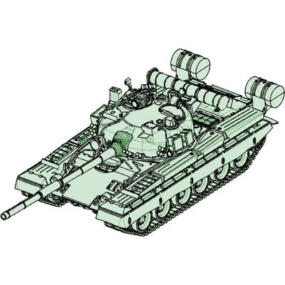 Trumpeter Szovjet T-80B MBT Modell Készlet - 1:72 Trumpeter Szovjet T-80B MBT Modell Készlet - 1:72