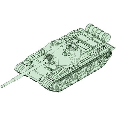 Trumpeter Szovjet T-62 Harckocsi Modell 1962 - Katonai készlet Trumpeter Szovjet T-62 Harckocsi Modell 1962 - Katonai készlet