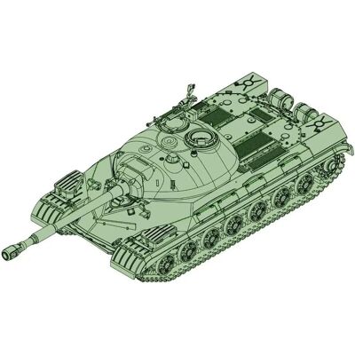 Trumpeter Sowjet T-10A Schwerer Panzer 1/72 Modellbausatz Trumpeter Sowjet T-10A Schwerer Panzer 1/72 Modellbausatz