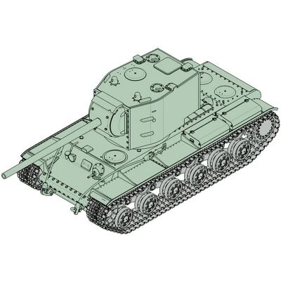 Trumpeter Russische KV-2 Militärmodellbausatz - 1:72 Trumpeter Russische KV-2 Militärmodellbausatz - 1:72