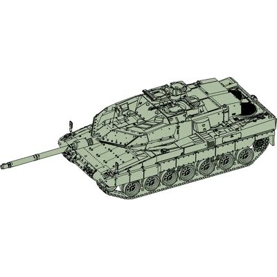 Kit Modello Leopard2A6EX MBT 1:72 - Trumpeter Kit Modello Leopard2A6EX MBT 1:72 - Trumpeter