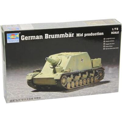 Trumpeter Német Brummbar Középgyártás - Katonai makett - 1:72 Trumpeter Német Brummbar Középgyártás - Katonai makett - 1:72