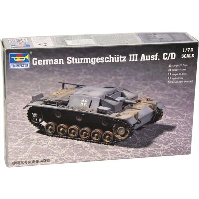 Trumpeter Német Stug III Ausf.C/D Modell - 1:72 Trumpeter Német Stug III Ausf.C/D Modell - 1:72
