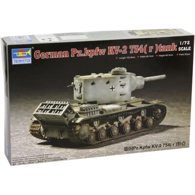 Kit Modello Militare KV-2 754 di Trumpeter - Scala 1:72 Kit Modello Militare KV-2 754 di Trumpeter - Scala 1:72