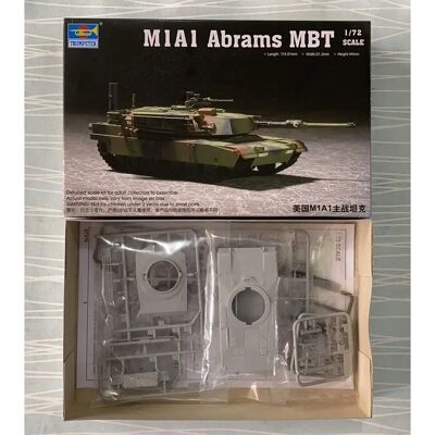 Trumpeter M1A1 ABRAMS MBT 1/72 Modellbausatz Trumpeter M1A1 ABRAMS MBT 1/72 Modellbausatz