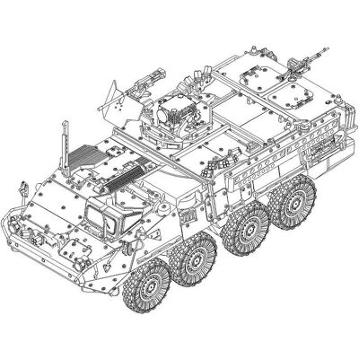 Trumpeter M1127 Stryker Reconnaissance Vehicle - Model Kit Trumpeter M1127 Stryker Reconnaissance Vehicle - Model Kit