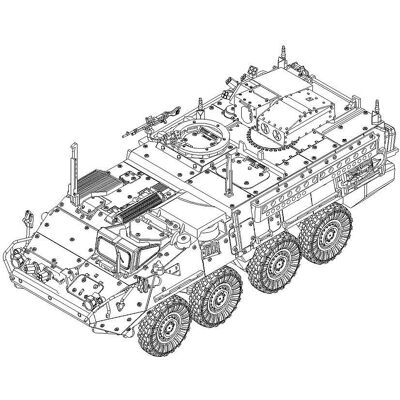 Trumpeter M1134 Stryker Anti-Tank Guided Missile Model Kit Trumpeter M1134 Stryker Anti-Tank Guided Missile Model Kit