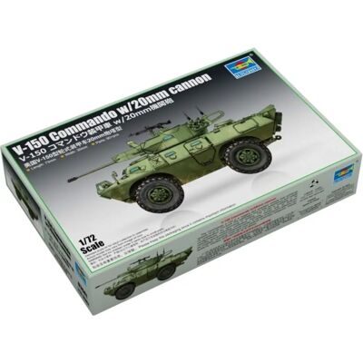 Trumpeter V-150 Commando Panzerbausatz - 1:72 Maßstab Militärmodell Trumpeter V-150 Commando Panzerbausatz - 1:72 Maßstab Militärmodell