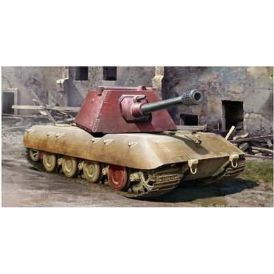 Maquette E-100 Heavy Tank - Échelle 1/35 - Trumpeter - Publicité Maquette E-100 Heavy Tank - Échelle 1/35 - Trumpeter - Publicité
