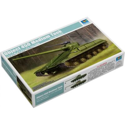 Trumpeter Object 450 Medium Tank Model Kit - 1:35 Scale Trumpeter Object 450 Medium Tank Model Kit - 1:35 Scale