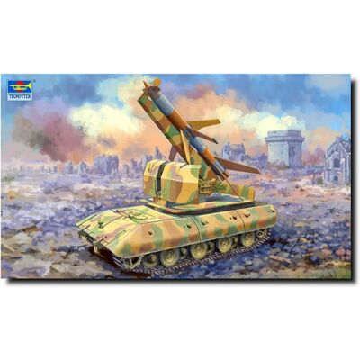 Trumpeter E-100 Flakpanzer mit Flakrakete Rheintocher I - Militärmodellbausatz Trumpeter E-100 Flakpanzer mit Flakrakete Rheintocher I - Militärmodellbausatz