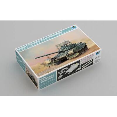 Kit de Modèle T-72B1 Trumpeter - Char Militaire 1/35 Kit de Modèle T-72B1 Trumpeter - Char Militaire 1/35