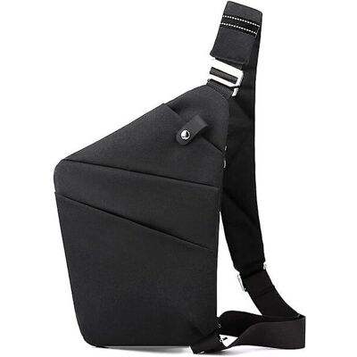 DAO Sorte Tynde Crossbody Taske - Skulder/Travel Taske for Mænd & Kvinder DAO Sorte Tynde Crossbody Taske - Skulder/Travel Taske for Mænd & Kvinder