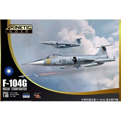 Kinetic Lockheed F-104G ROCAF Maquette d'avion - 1:48 - Publicité Kinetic Lockheed F-104G ROCAF Maquette d'avion - 1:48 - Publicité