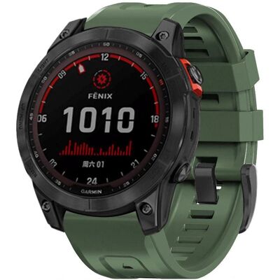 Tech-Protect Garmin Fenix 3/5X/3HR/5X Plus/6X/6X Pro/7X Army Green Rem Tech-Protect Garmin Fenix 3/5X/3HR/5X Plus/6X/6X Pro/7X Army Green Rem
