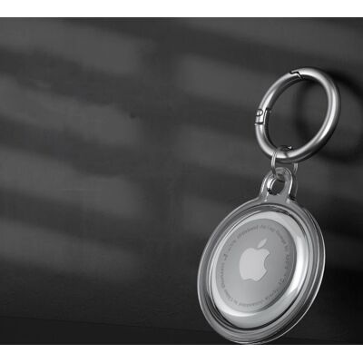 Apple AirTag Silikonhülle - Transparent - Schutzschlüsselanhänger Apple AirTag Silikonhülle - Transparent - Schutzschlüsselanhänger