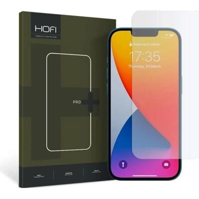 Hofi iPhone 16e / 14 / 13 / 13 Pro Hybrid Pro+ Displayschutz - Transparent Hofi iPhone 16e / 14 / 13 / 13 Pro Hybrid Pro+ Displayschutz - Transparent
