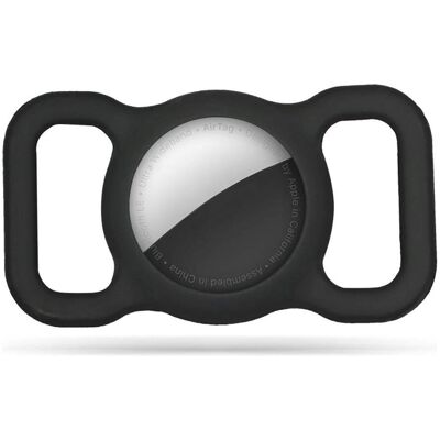 Tech-Protect Apple Airtag lemmikkokotelo - Musta Tech-Protect Apple Airtag lemmikkokotelo - Musta