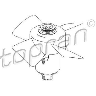 Topran - Lüfter Kühler 250/80w - 3-pin CCW - Kjølevifte Topran - Lüfter Kühler 250/80w - 3-pin CCW - Kjølevifte
