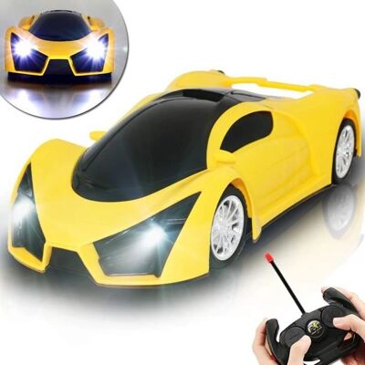 Voiture télécommandée avec lumières LED 1/16 Cadeau pour enfants - Publicité Voiture télécommandée avec lumières LED 1/16 Cadeau pour enfants - Publicité