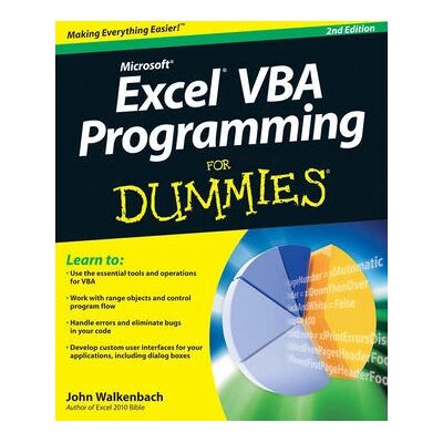 John Wiley & Sons Programmation VBA Excel - Livre - Publicité John Wiley & Sons Programmation VBA Excel - Livre - Publicité