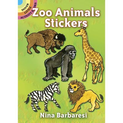 Dover Publications 269795 Kinderaufkleber - Zoo Tiere Aufkleber Dover Publications 269795 Kinderaufkleber - Zoo Tiere Aufkleber