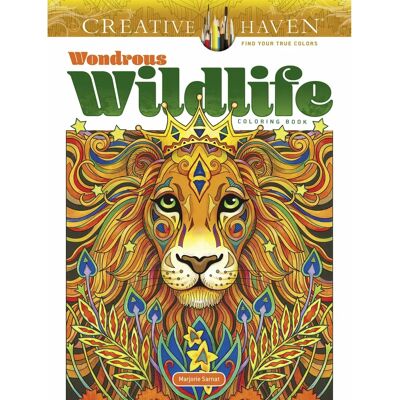 Dover Publications Creative Haven Wondrous Wildlife Coloring Book - Animal Art Dover Publications Creative Haven Wondrous Wildlife Coloring Book - Animal Art