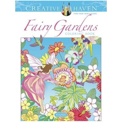 Dover Publications Creative Haven Feen-Gärten Malbuch - Bunte Feen-Szenen Dover Publications Creative Haven Feen-Gärten Malbuch - Bunte Feen-Szenen