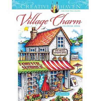 Dover Publications Creative Haven Village Charm Coloring Book - Relaxing Village Scenes Dover Publications Creative Haven Village Charm Coloring Book - Relaxing Village Scenes