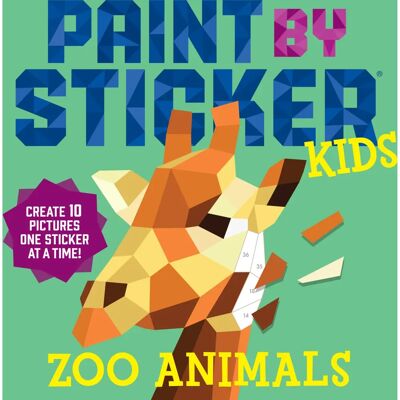 Workman Publishing Paint by Sticker Kids: Ζωάκια του ζωολογικού κήπου - Δημιουργήστε 10 εικόνες Workman Publishing Paint by Sticker Kids: Ζωάκια του ζωολογικού κήπου - Δημιουργήστε 10 εικόνες