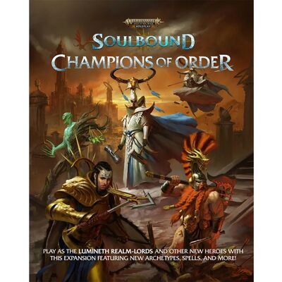 Cubicle 7 Warhammer Age of Sigmar Soulbound Šampióni Řádu Stolní hra RPG Cubicle 7 Warhammer Age of Sigmar Soulbound Šampióni Řádu Stolní hra RPG