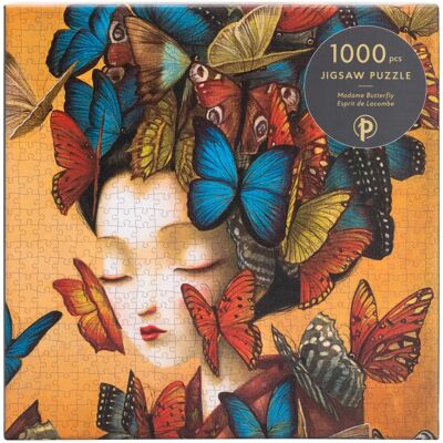 Paperblanks Madame Butterfly - Esprit De Lacombe - 1000 Pièces - Puzzle - Publicité Paperblanks Madame Butterfly - Esprit De Lacombe - 1000 Pièces - Puzzle - Publicité