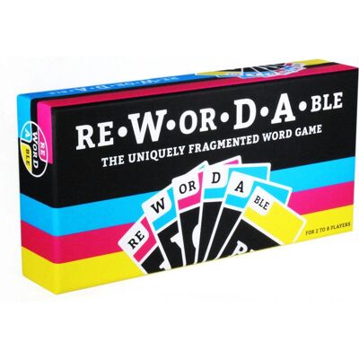 Jeu de cartes Rewordable de Random House - Jeu éducatif de mots pour 8+ ans - Publicité Jeu de cartes Rewordable de Random House - Jeu éducatif de mots pour 8+ ans - Publicité