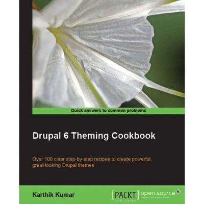 Packt Drupal 6 Theming Cookbook - Manuel - Publicité Packt Drupal 6 Theming Cookbook - Manuel - Publicité